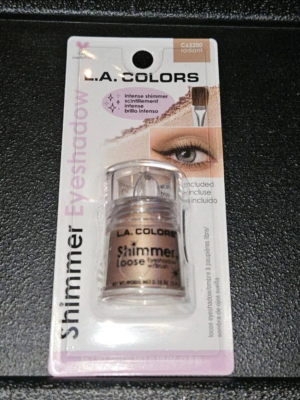L.A. Colors Shimmer Loose Eyeshadow - Radiant BNIB